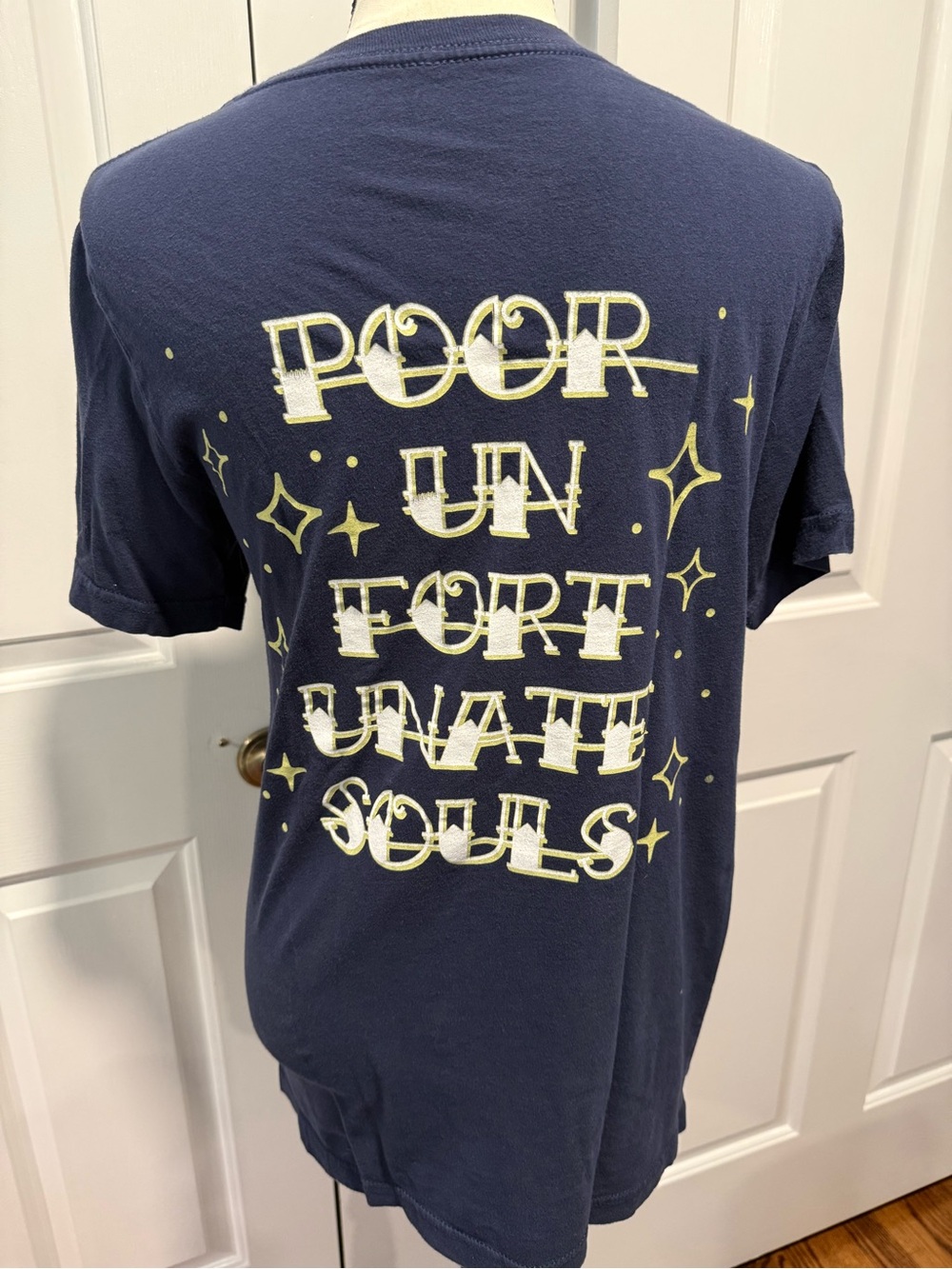 Lost Bros Womens Navy "So Long Lover Boy" Little Mermaid Graphic Tee